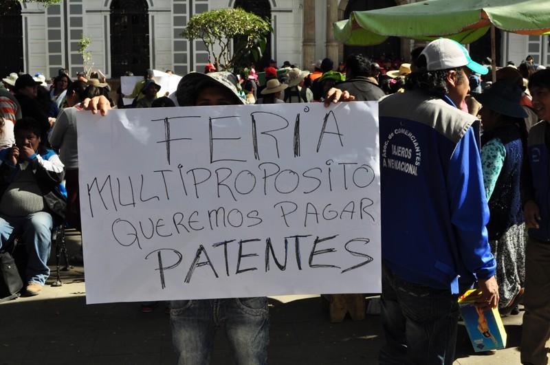 Demonstrace v Sucre