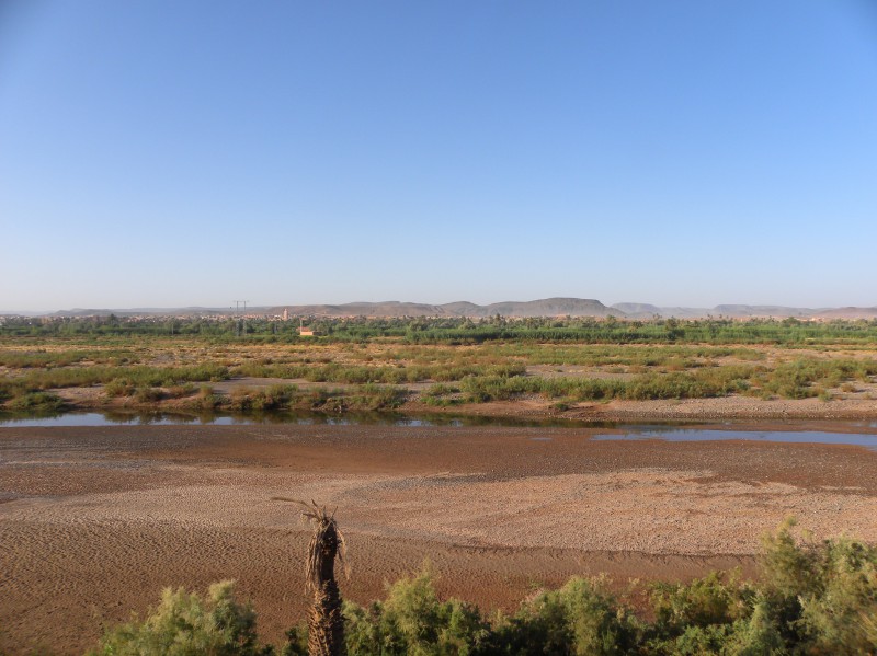 vyschlé koryto v Ouarzazte